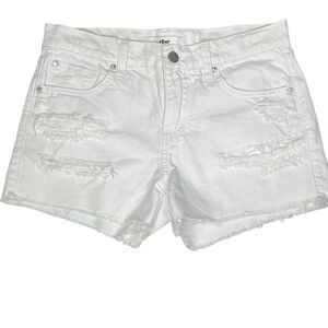 Else distressed white denim shirts 25